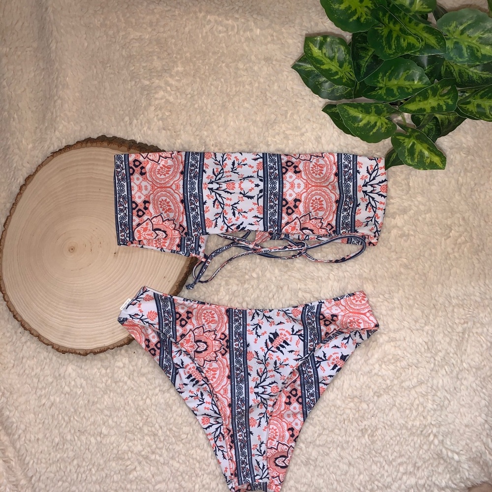 ZAFUL Tie Bandeau Bikini